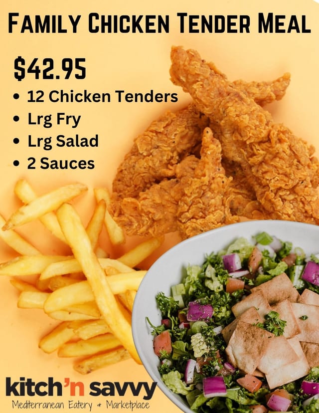 Family Chicken Tenders Meal.